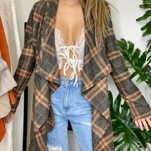 Small Grey/Red/Tan Winter Coat